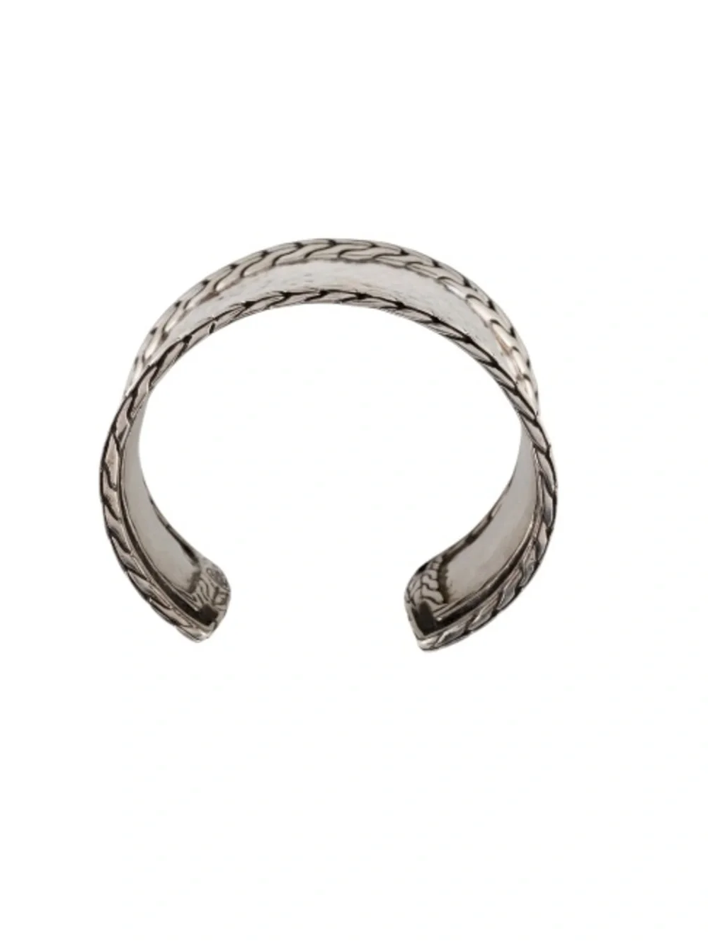 John Hardy Palu Macan Hammered Wide Cuff Bracelet